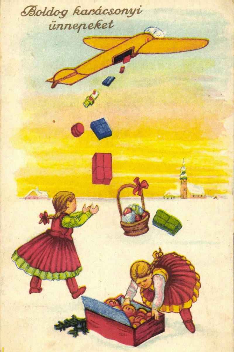 Illustration for article titled The Most Surreal Holiday Cards Ever Printed